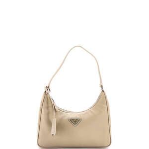 Prada Mini Re-Edition 2005 Hobo Tessuto with Saffiano Leather